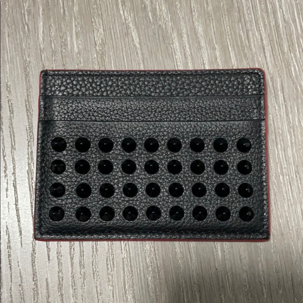 Christian Loboutin Kios black card case